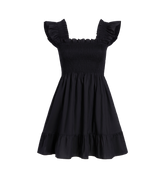 The Elizabeth Nap Dress - Black Cotton