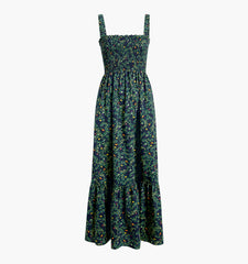 The Maternity Anjuli Nap Dress - Midnight Garden