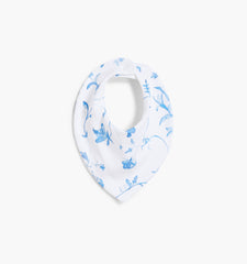 The Bandana Bib - Blue Botanical