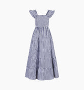 The Ellie Maxi Nap Dress - Navy Stripe