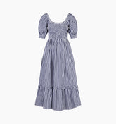 The Louisa Nap Dress - Navy Stripe