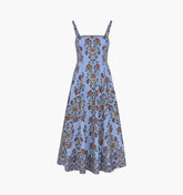 The Margot Dress - Stowell Medallion Iris