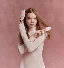 The Hill House x Wet Brush Pro Detangler Brush - Pink Floral