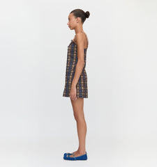 The Rennie Dress - Brown Spencer Plaid