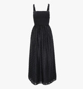 The Anita Nap Dress - Black Fil Coupé