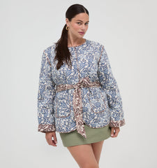 The Aspen Jacket - Chedworth Paisley Blue