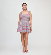 The Azalea Mini Nap Dress - Diamond Cherries Cherry Red