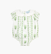 The Baby Nova Bubble - White/Green Arcadia Border