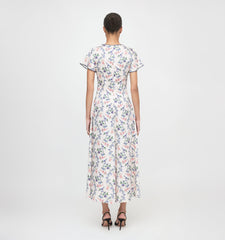 The Brie Dress - Scallop Bow Chintz Pink