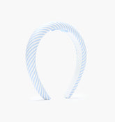 The Cleo Headband - Blue/White Stripe