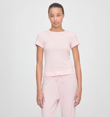 The Cleo Pointelle Set - Light Pink