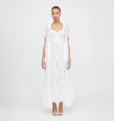 The Lace Coco Duster - White Fleur Lace