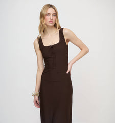 The Coraline Dress - Chocolate