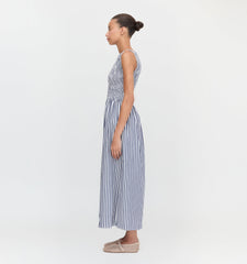 The Cosima Nap Dress - Navy Stripe