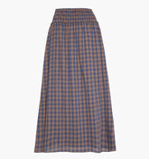 The Delphine Nap Skirt - Brown Spencer Plaid