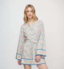 The Doris Mini Tunic - Sea Scroll