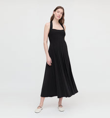 The Maternity Fleur Dress - Black Jersey