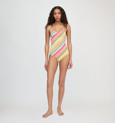 The Giana One Piece - Sherbet Stripe