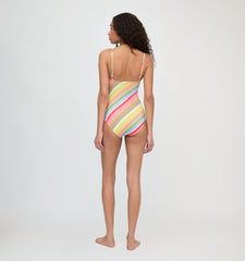 The Giana One Piece - Sherbet Stripe