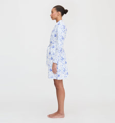 The Ivory Robe - Blue Sweet Peas
