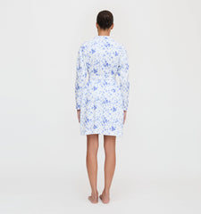 The Ivory Robe - Blue Sweet Peas