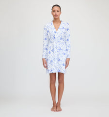 The Ivory Robe - Blue Sweet Peas