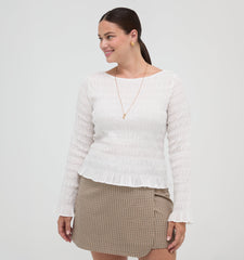 The Lexi Nap Top - Antique White