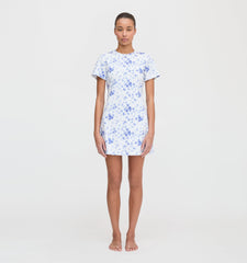The Maggie Nightgown - Blue Sweet Peas