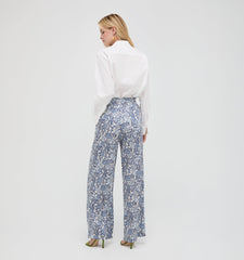 The Maxime Pant - Chedworth Paisley Blue
