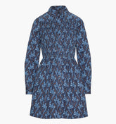 The Mira Dress - Navy Cala Paisley