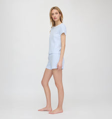 The Nina Pajama Set - Blue/White Stripe