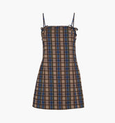The Rennie Dress - Brown Spencer Plaid