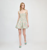 The Ribbon Charlotte Nap Dress - Sea Scroll