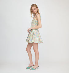 The Ribbon Charlotte Nap Dress - Sea Scroll