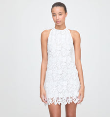 The Sasha Dress - White Floral Lace