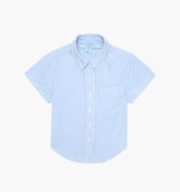 The Baby Beau Shirt - Blue/White Stripe