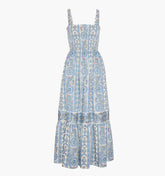 The Anjuli Nap Dress - Blue Corsica Paisley