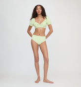 The Aurelia Bikini Set - Lime Gingham
