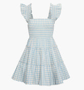 The Charlotte Nap Dress - Blue/Red Gingham
