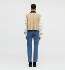 The Clarisse Jacket - Khaki Canvas