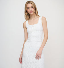 The Coraline Dress - White Stretch Lace