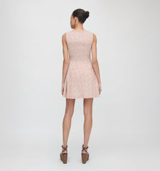 The Cosima Mini Nap Dress - Ivory Geo Ditsy