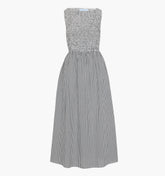 The Cosima Nap Dress - Black/Sand Gingham