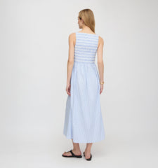 The Cosima Nap Dress - Blue/White Stripe