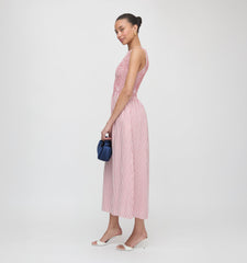 The Cosima Nap Dress - Red Ticking Stripe