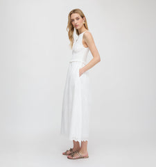The Christina Nap Dress - White Trellis Broderie