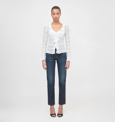 The Gabriella Top - White Lace