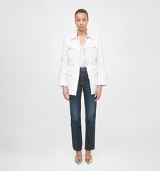 The Gillian Jacket - Ivory Eyelet
