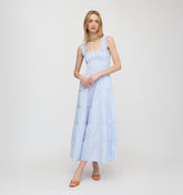 The Goldie Nap Dress - Blue/White Stripe
