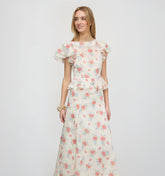 The Halston Dress - Sunburst Blossoms